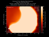 Solar map of partial eclipse