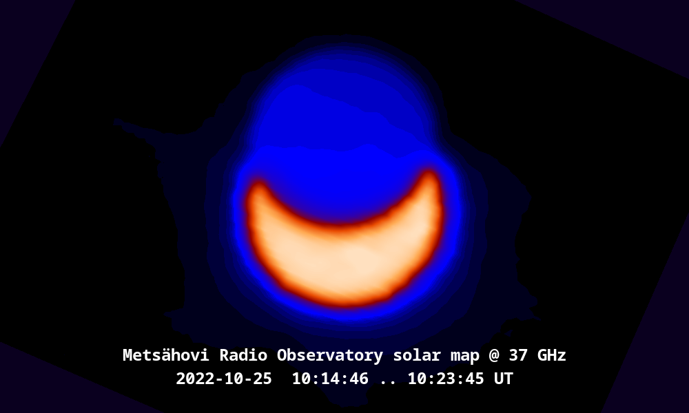 Radio map at 37 GHz.